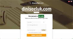 Desktop Screenshot of dinisozluk.com