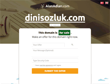 Tablet Screenshot of dinisozluk.com